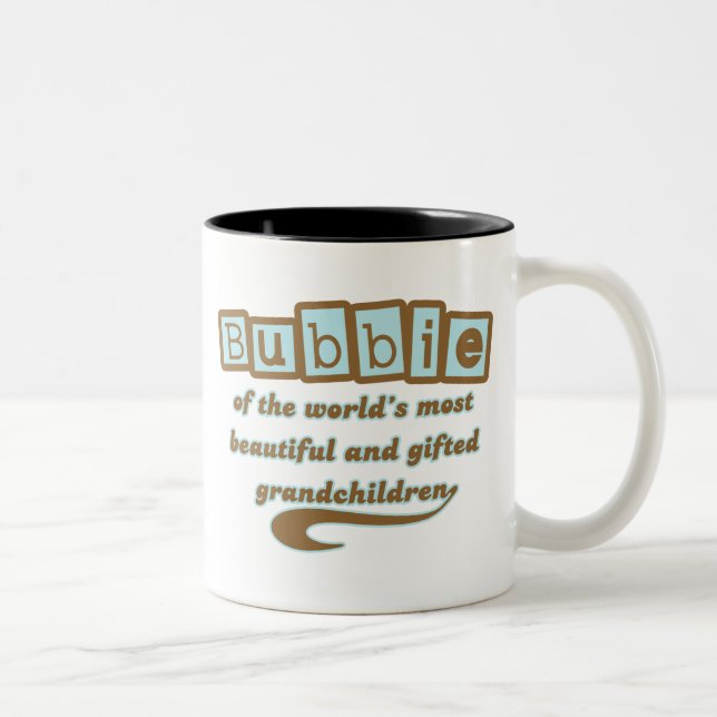 Caneca De Café Em Dois Tons Bubbie de netos dotado (Direita)