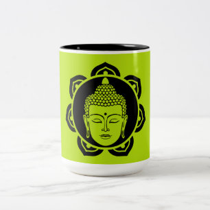 Caneca De Café Em Dois Tons Buda Casa E Vida