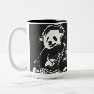 Caneca De Café Em Dois Tons Buda Panda