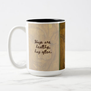 Caneca De Café Em Dois Tons BuddhaToday V1 #23 Zen Mug - Rosa Buda