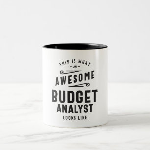 Caneca De Café Em Dois Tons Budget Analyst