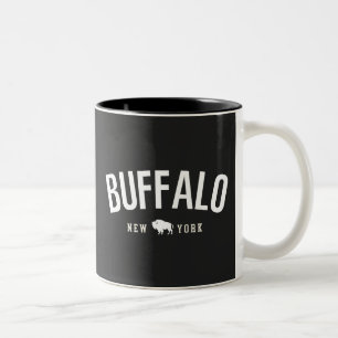 Caneca De Café Em Dois Tons Buffalo Nova York