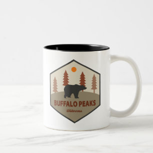 Caneca De Café Em Dois Tons Buffalo Peaks Wilderness Colorado Bear