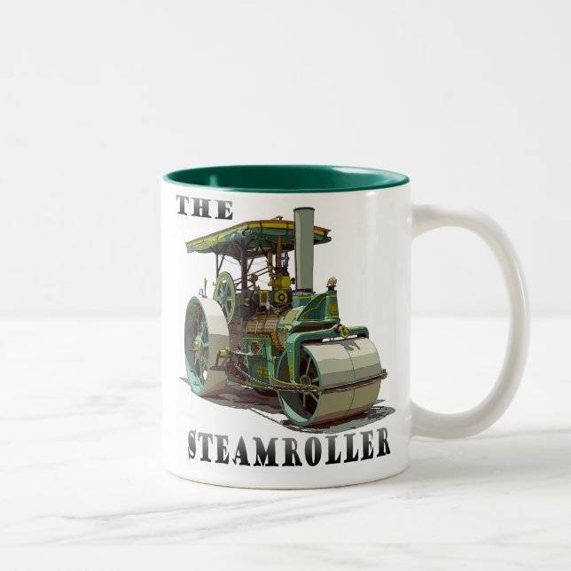 Caneca De Café Em Dois Tons Buffalo Springfield SteamRoller (Direita)