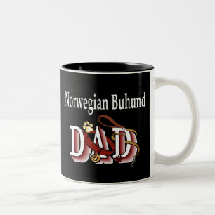 Caneca De Café Em Dois Tons Buhund Pai Mug norueguês