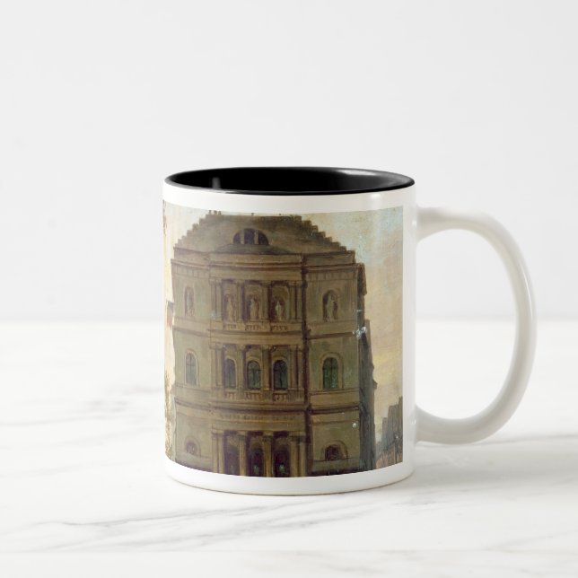 Caneca De Café Em Dois Tons Bulevar St Martin e o teatro de (Direita)