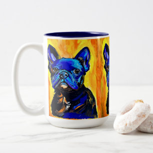 Caneca De Café Em Dois Tons Bulldog Mug Francês
