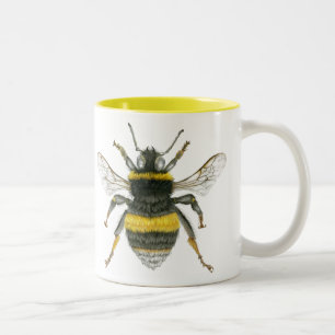 Caneca De Café Em Dois Tons Bumble a caneca do tom da abelha dois