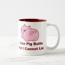 Caneca De Café Em Dois Tons Bumbuns do porco