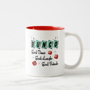 Caneca De Café Em Dois Tons Bunco retro