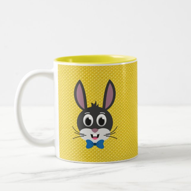 Caneca De Café Em Dois Tons Bunny Face Boy-32886 (Esquerda)
