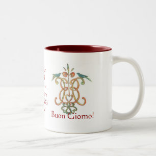 Caneca De Café Em Dois Tons Buongiorno!