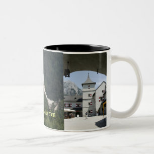Caneca De Café Em Dois Tons Burg Hohenwerfen