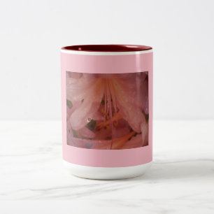Caneca De Café Em Dois Tons Burgundy Pink Lily