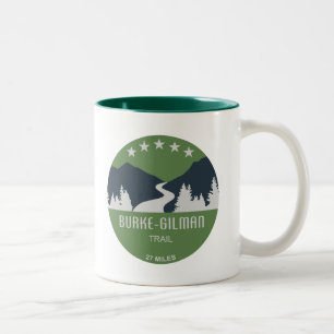 Caneca De Café Em Dois Tons Burke-Gilman Trail