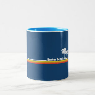Caneca De Café Em Dois Tons Burkes Beach Carolina do Sul