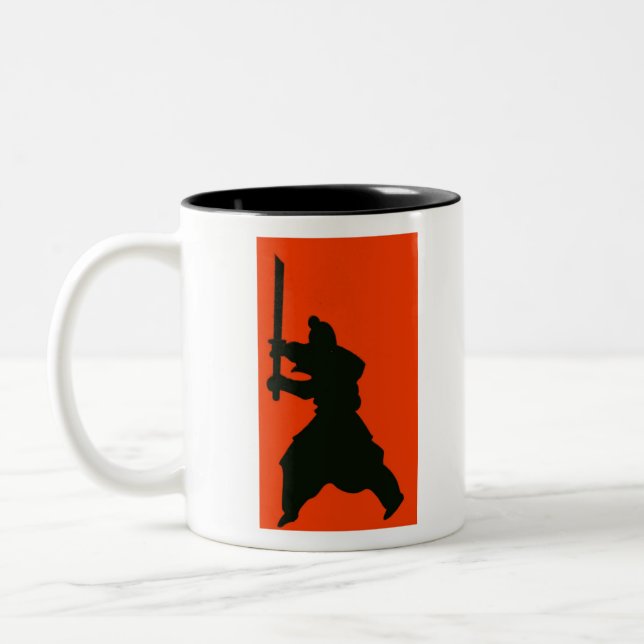 Caneca De Café Em Dois Tons Bushido way of the Warrior (Esquerda)