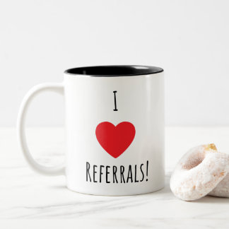 Caneca De Café Em Dois Tons Business I Heart Refere Café Tea Mug