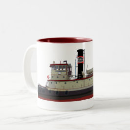 Caneca De Café Em Dois Tons Buzzards Bay Tugboat Mug