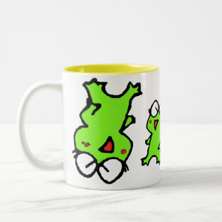 Caneca De Café Em Dois Tons C.A.T.club:keke