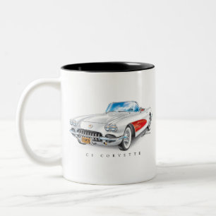 CANECA DE CAFÉ EM DOIS TONS C-ONE AUTOMOBILE ART