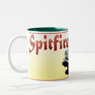 Caneca De Café Em Dois Tons Cabeça-quente