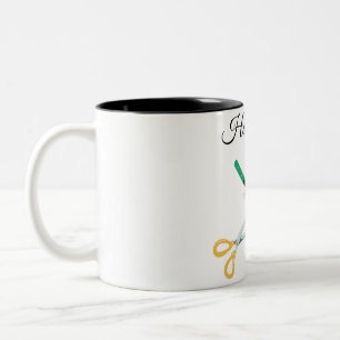 Caneca De Café Em Dois Tons Cabeleireiro