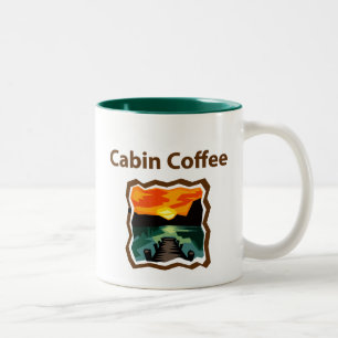 Caneca De Café Em Dois Tons Cabina
