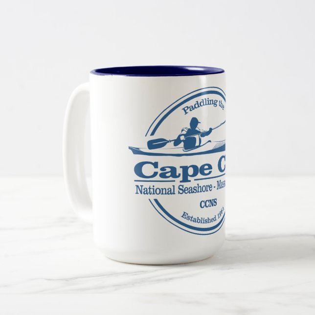 Caneca De Café Em Dois Tons Cabo Cod NS (SK) (Frente Esquerda)