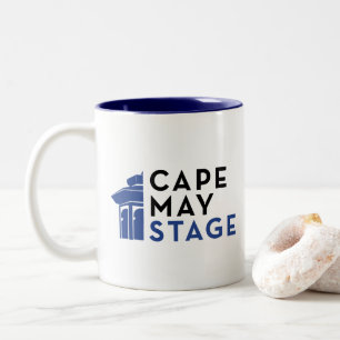 Caneca De Café Em Dois Tons Cabo May Palco Mug