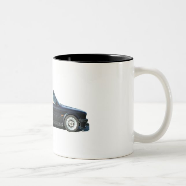 Caneca De Café Em Dois Tons Cabriolet E30 de BMW (Direita)