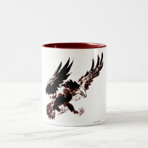 Caneca De Café Em Dois Tons Caça à Águia