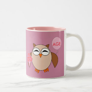 Caneca De Café Em Dois Tons Caça de Aniversário Personalizada