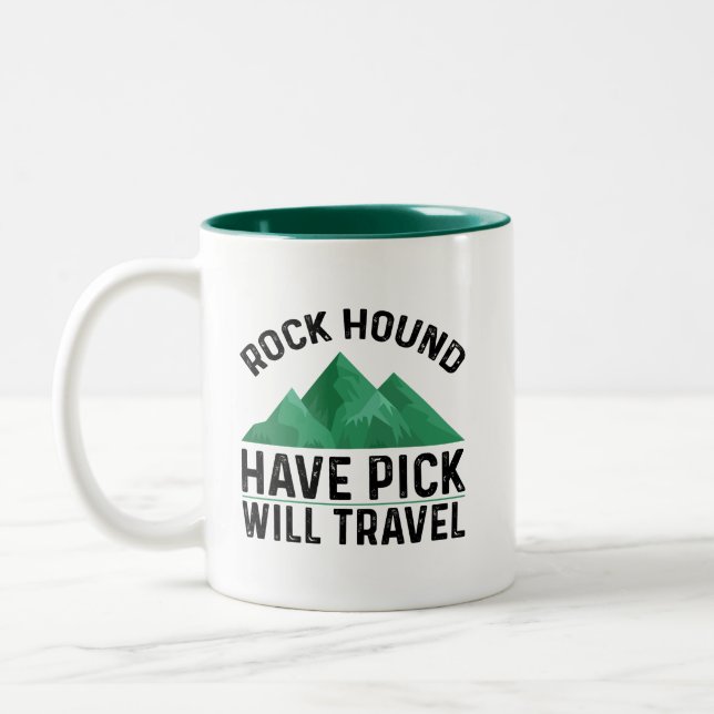 Caneca De Café Em Dois Tons Caçador de Rochas (Esquerda)