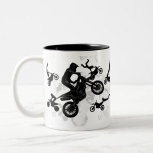 Caneca De Café Em Dois Tons Caçadores Extreme Motocross