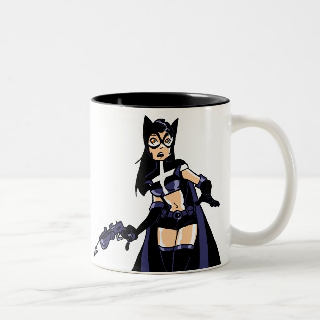 Caneca De Café Em Dois Tons Cace a noite (Direita)