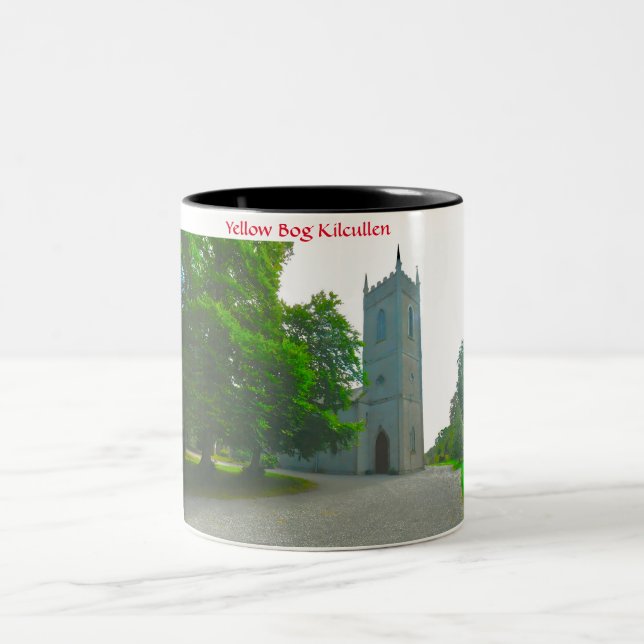 Caneca De Café Em Dois Tons Cachorro Amarelo Kilcullen , Kildare Coffee Mug (Centro)
