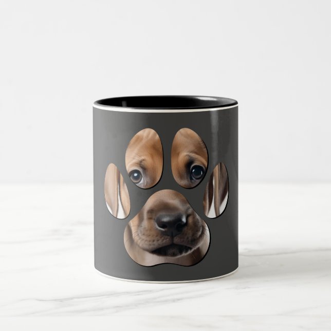 Caneca De Café Em Dois Tons Cachorro Cachorro Cachorro (Centro)