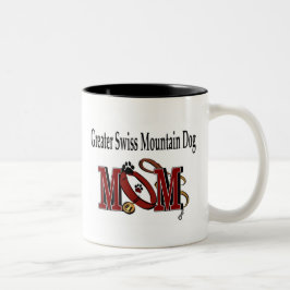 Caneca De Café Em Dois Tons Cachorro da Grande Montanha Suíça Mãe Mug