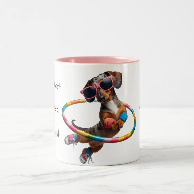 Caneca De Café Em Dois Tons Cachorro de vida curta (Centro)