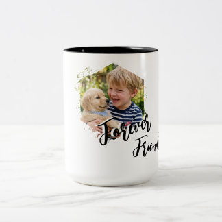 Caneca De Café Em Dois Tons Cachorro Fofo E Desenho De Cachorro