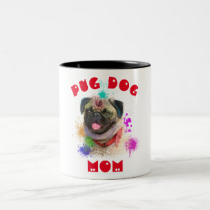 Caneca De Café Em Dois Tons Cachorro Mãe Personalizado Melhor Dama De Cachorro