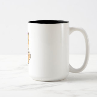 Caneca De Café Em Dois Tons Cachorro Shiba Inu Kawaii Fofo – Cachorrinho de De