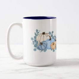 Caneca De Café Em Dois Tons Cachorros De Pumpkins Coffee Mug, Farmhouse Fall P