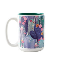 Cactus - Padrão Colorida Watercolor