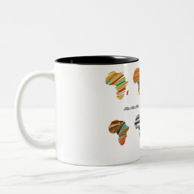 Caneca De Café Em Dois Tons café (Esquerda)