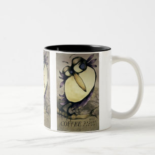 CANECA DE CAFÉ EM DOIS TONS "CAFÉ?!?!!! "