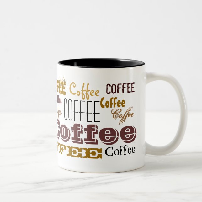 Caneca De Café Em Dois Tons Café (Direita)