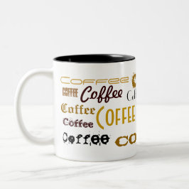 Caneca De Café Em Dois Tons Café