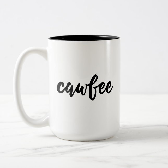 Caneca De Café Em Dois Tons Café (Esquerda)